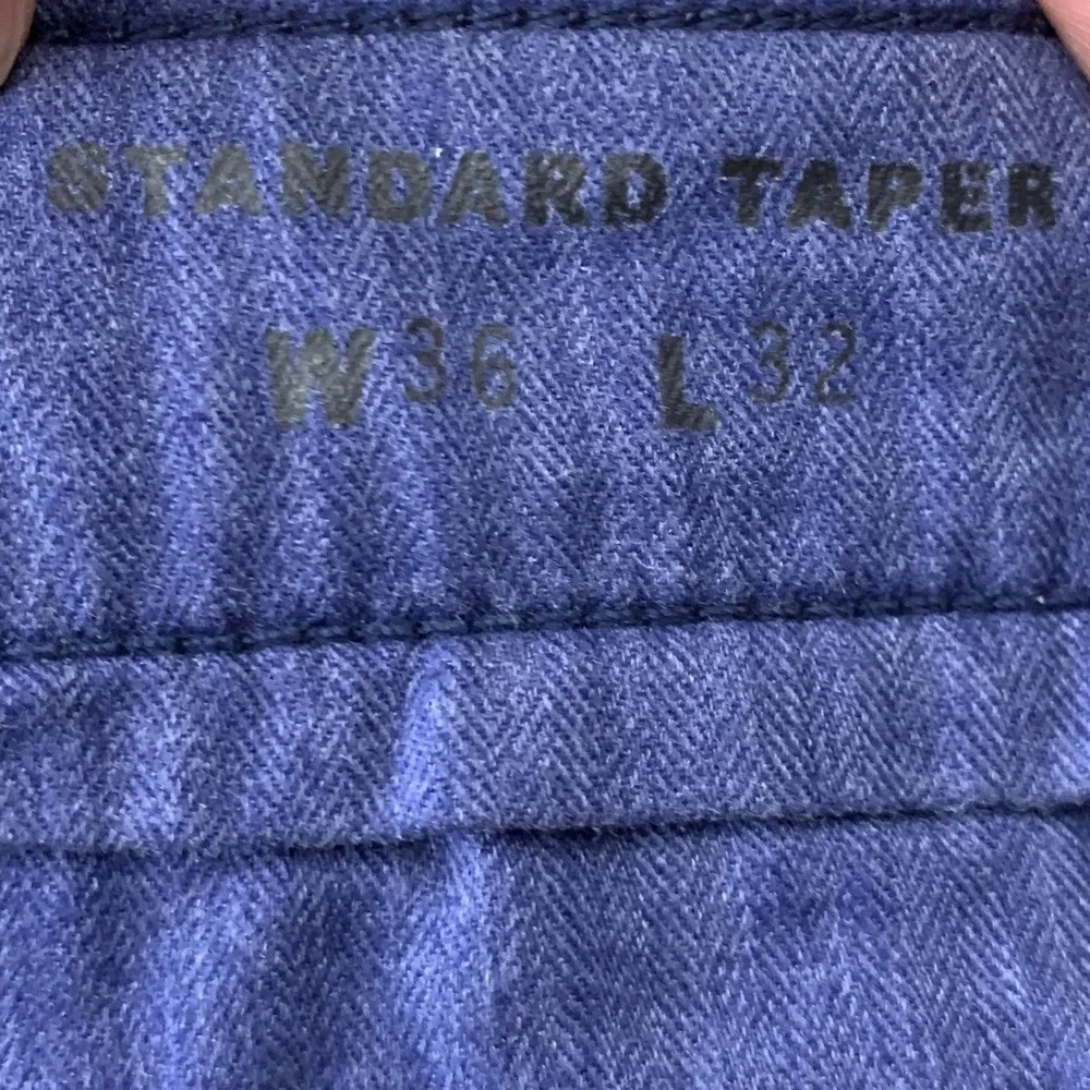 Levi's Men Size 36 x 32 Pants XX Chinos Blue Corduroy Standard Taper Fit Stretch